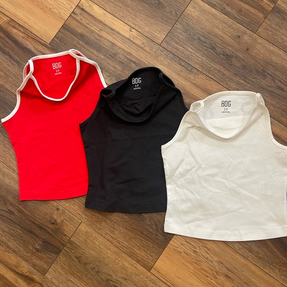 NWOT!  Urban Outfitters BDG Set of Three Colorful TANKS - Picture 2 of 3
